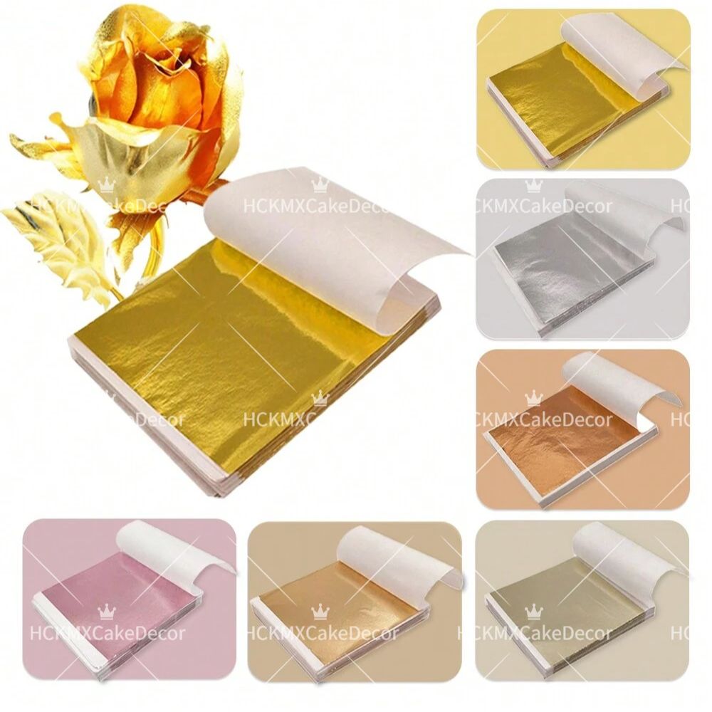 Ink Blotter Paper - 100 Folhas de Papel Metálico Imitação