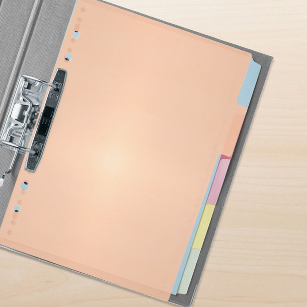 Tab Divider A4 - 1 Conjunto de Divisórias para Fichário,