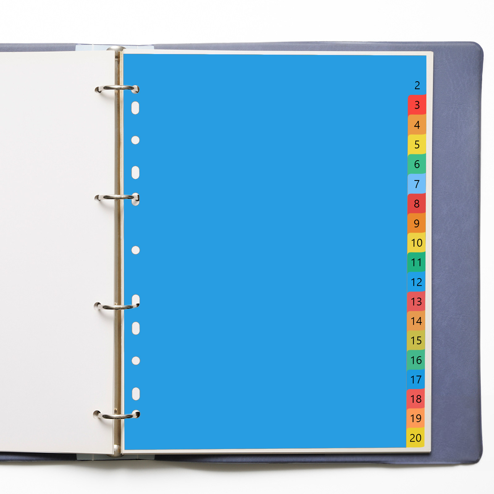 Divisórias Plásticas Coloridas - Tab Divider A4 avaliação e preço