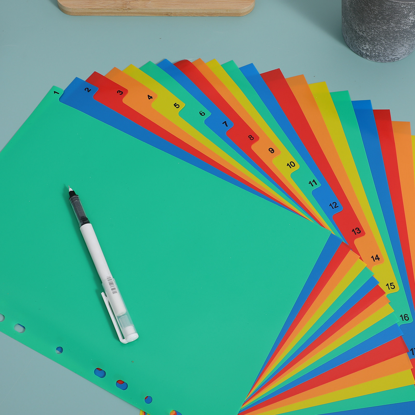 Divisórias Plásticas Coloridas - Tab Divider A4 avaliação e preço