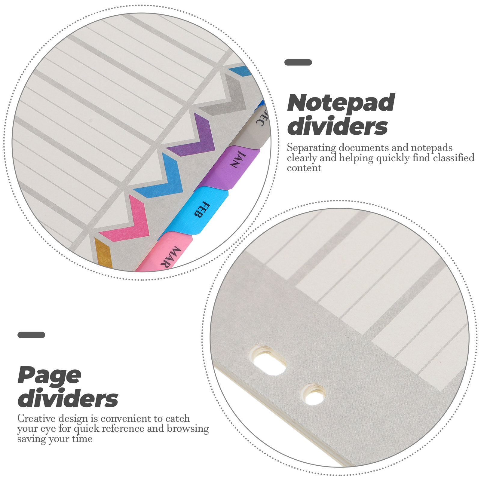 12 folhas de divisores de índi - Tab Divider A4 avaliação e preço