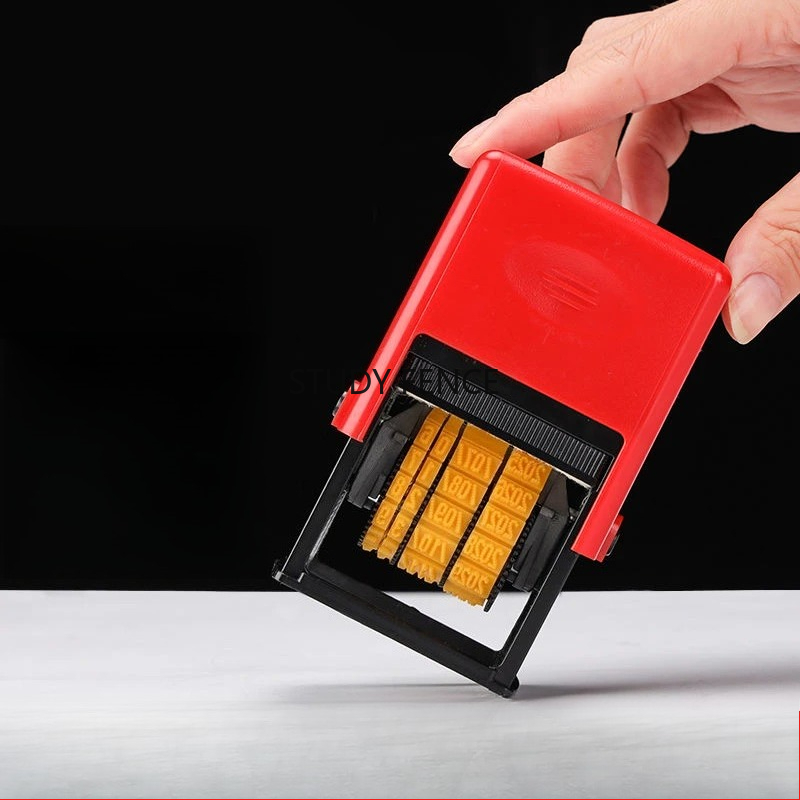 Carimbo de data auto impresso, - Rubber Date Stamp avaliação e preço