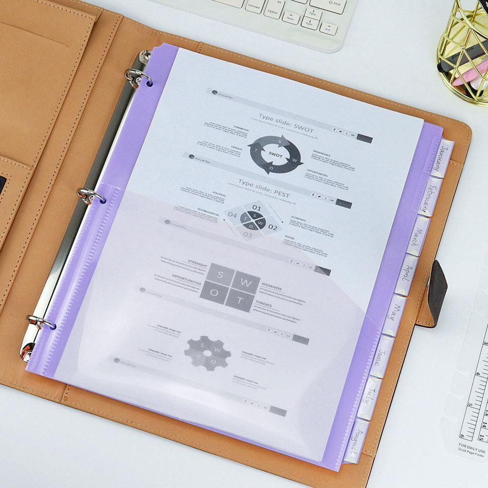 2 Conjuntos de Divisórias Plás - Tab Divider A4 avaliação e preço