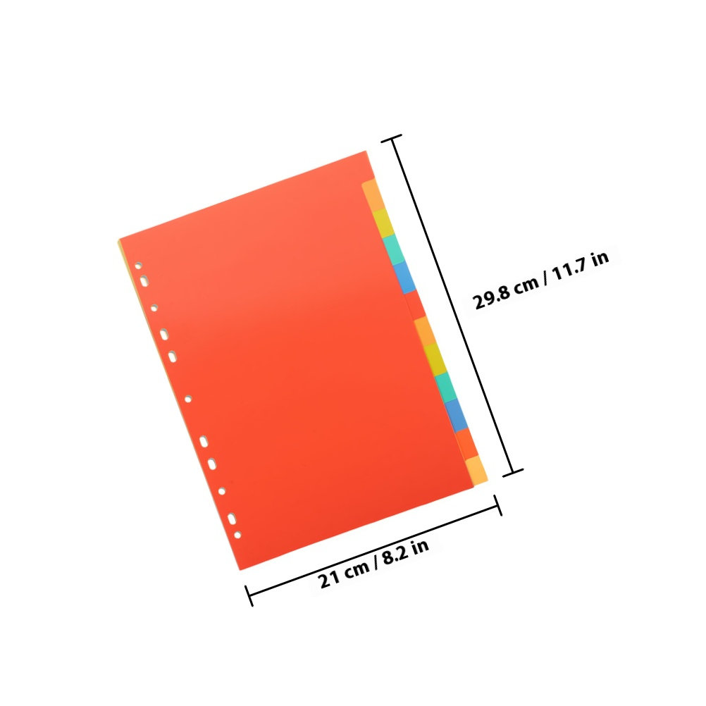 Divisórias de PVC com Abas Esc - Tab Divider A4 avaliação e preço